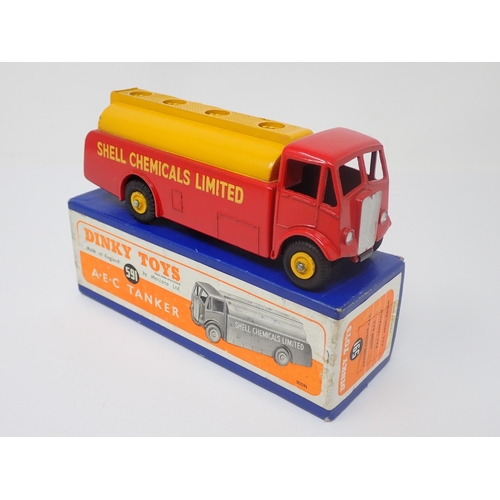 1176 - A boxed Dinky Toys No.591 A.E.C. Shell Chemicals Tanker