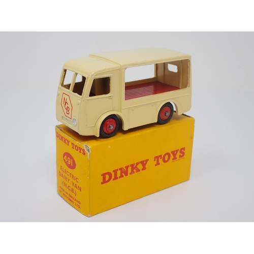 1180 - A boxed Dinky Toys No.491 N.C.B. Electric Dairy Van