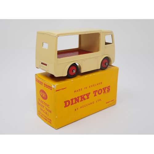 1180 - A boxed Dinky Toys No.491 N.C.B. Electric Dairy Van