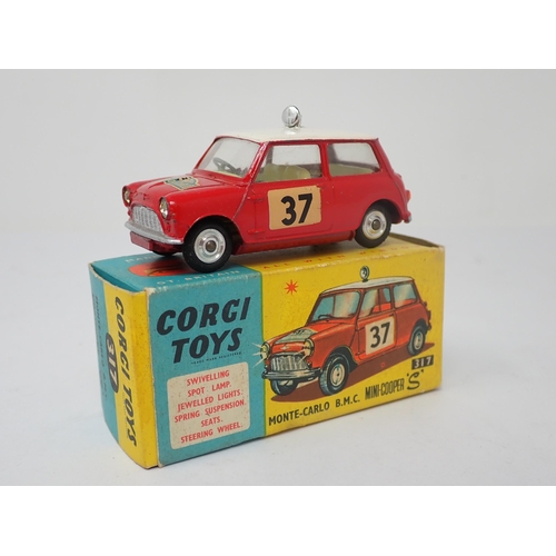 1185 - A boxed Corgi Toys No.317 Monte-Carlo B.M.C. Mini-Cooper S