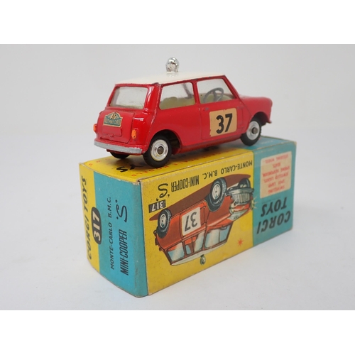 1185 - A boxed Corgi Toys No.317 Monte-Carlo B.M.C. Mini-Cooper S