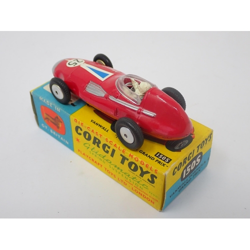 1187 - A boxed Corgi Toys No.150S Vanwall Formula 1 Grand Prix