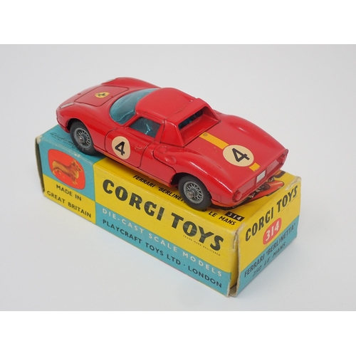 1199 - A boxed Corgi Toys No.314 Ferrari 'Berlinetta' 250 Le Mans