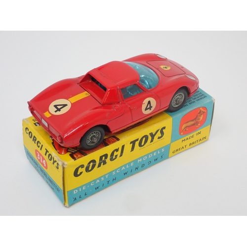 1199 - A boxed Corgi Toys No.314 Ferrari 'Berlinetta' 250 Le Mans