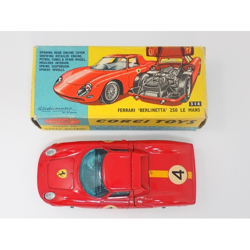 1199 - A boxed Corgi Toys No.314 Ferrari 'Berlinetta' 250 Le Mans