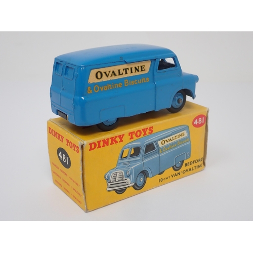 1203 - A boxed Dinky Toys No.481 Bedford 'Ovaltine' Van