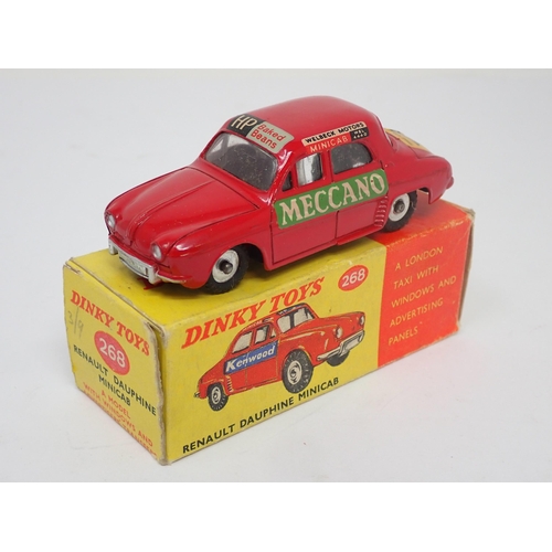 1206 - A boxed Dinky Toys No.268 Renault Dauphine Minicab