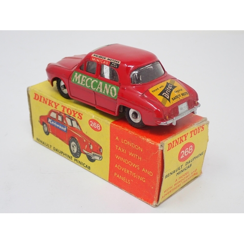 1206 - A boxed Dinky Toys No.268 Renault Dauphine Minicab