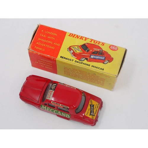 1206 - A boxed Dinky Toys No.268 Renault Dauphine Minicab