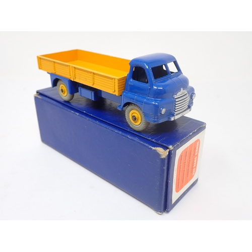 1218 - A boxed Dinky Toys No.522 blue and yellow Big Bedford Lorry