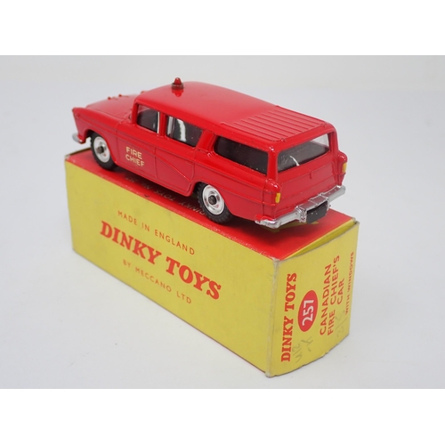 1220 - A boxed Dinky Toys No.257 Canadian Fire Chief's Car