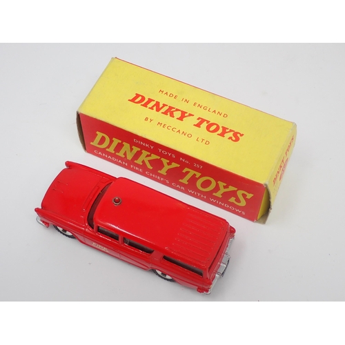 1220 - A boxed Dinky Toys No.257 Canadian Fire Chief's Car