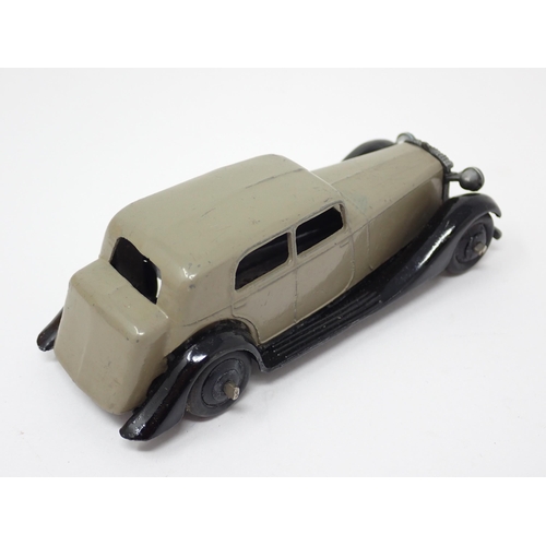 1228 - A Dinky Toys grey and black Daimler