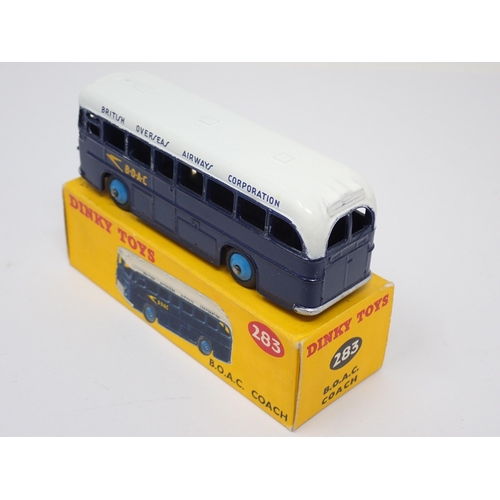 1237 - A boxed Dinky Toys No.283 B.O.A.C. Coach