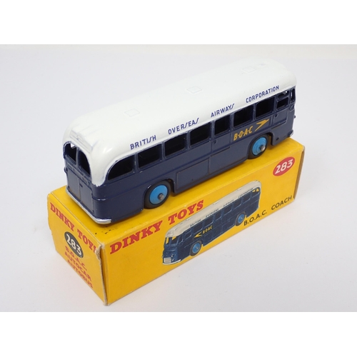 1237 - A boxed Dinky Toys No.283 B.O.A.C. Coach