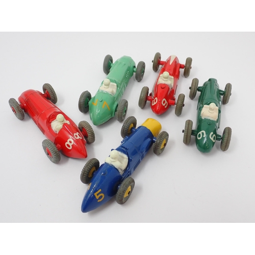 1240 - A boxed Dinky Toys No.4 Racing Cars Gift Set