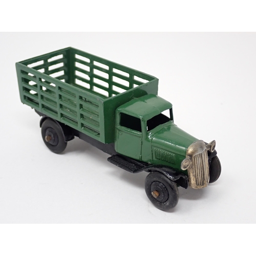 1241 - A Dinky Toys 25F green Farm Produce Wagon