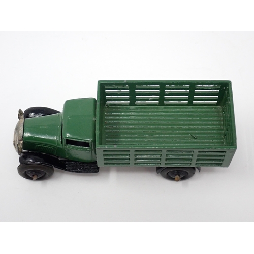 1241 - A Dinky Toys 25F green Farm Produce Wagon