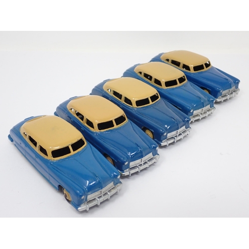 1243 - A Dinky Toys 139B Hudson 'Commodore' Sedan with five models