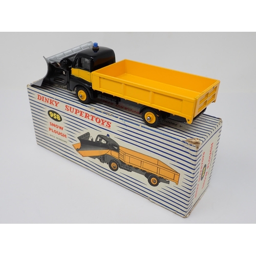 1244 - A boxed Dinky Toys No.958 Snow Plough with silver blade