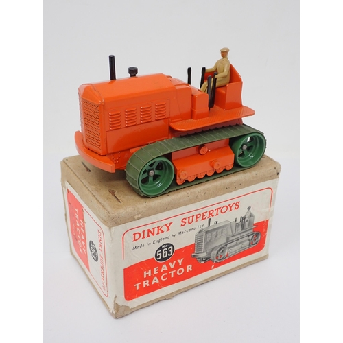 1246 - A boxed Dinky Toys No.563 Heavy Tractor with packing