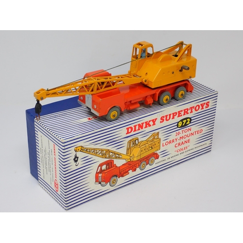 1251 - A boxed Dinky Toys No.972 20-ton Lorry Mounted Crane with insert