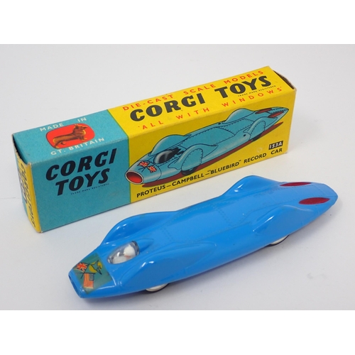 1257 - A boxed Corgi Toys No.153A Proteus-Campbell 'Bluebird' Record Car