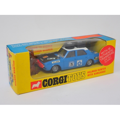 1258 - A boxed Corgi Toys No.302 Hillman Hunter with kangaroo