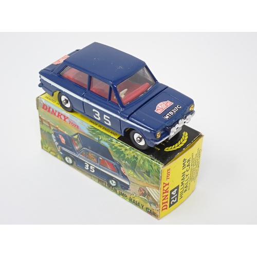 1272 - A boxed Dinky Toys No.214 Hillman Imp Rally Car