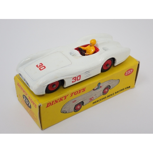 1273 - A boxed Dinky Toys No.237 Mercedes Benz Racing Car with plastic hubs