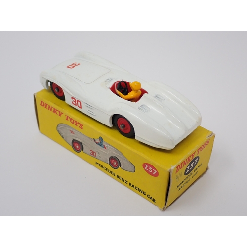 1273 - A boxed Dinky Toys No.237 Mercedes Benz Racing Car with plastic hubs