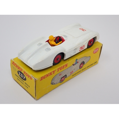 1273 - A boxed Dinky Toys No.237 Mercedes Benz Racing Car with plastic hubs