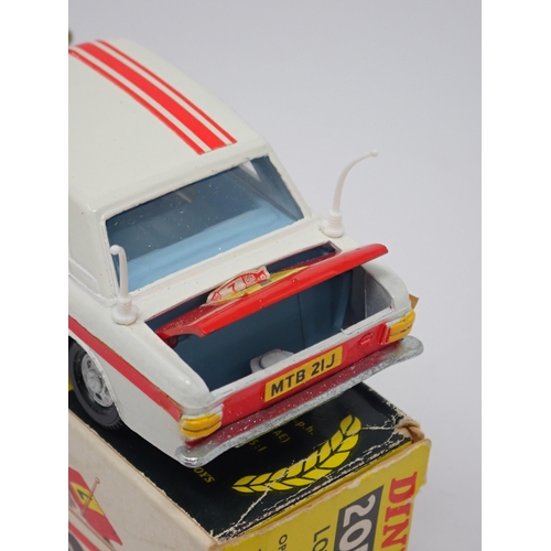 1279 - A boxed Dinky Toys No.205 Lotus Cortina Rally Car