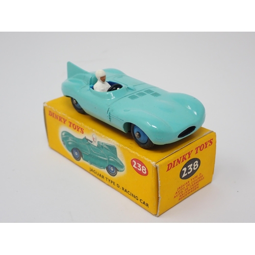 1284 - A boxed Dinky Toys No.238 Jaguar D-type Racing Car