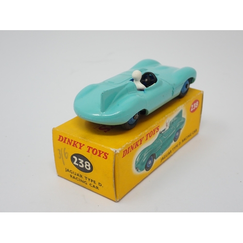 1284 - A boxed Dinky Toys No.238 Jaguar D-type Racing Car