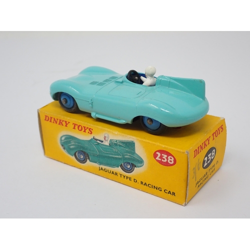 1284 - A boxed Dinky Toys No.238 Jaguar D-type Racing Car