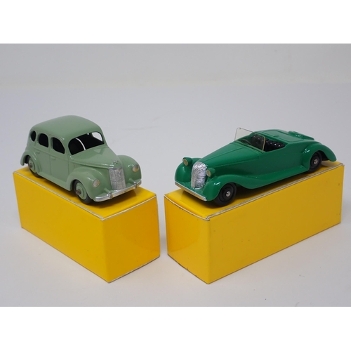 1287 - A boxed ODGI 'Toys of Yesteryear' No.801 Triumph Dolomite and No.856 light green Ford Prefect