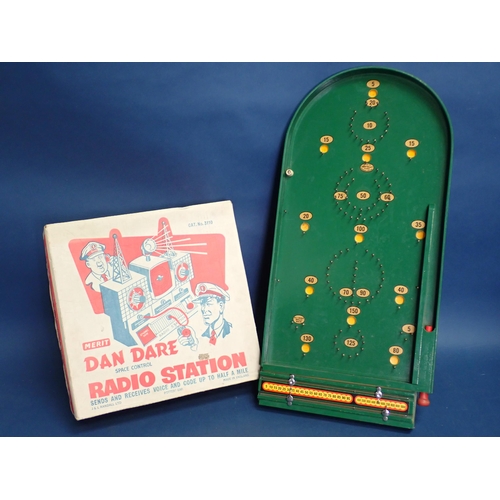 1289 - A boxed Merit Dan Dare Radio Station and a Bagatelle Board