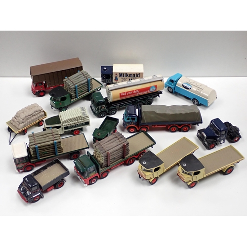 1297 - A box of unboxed Corgi Commercial Vehicles