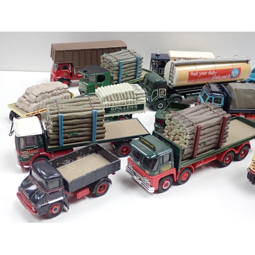 1297 - A box of unboxed Corgi Commercial Vehicles