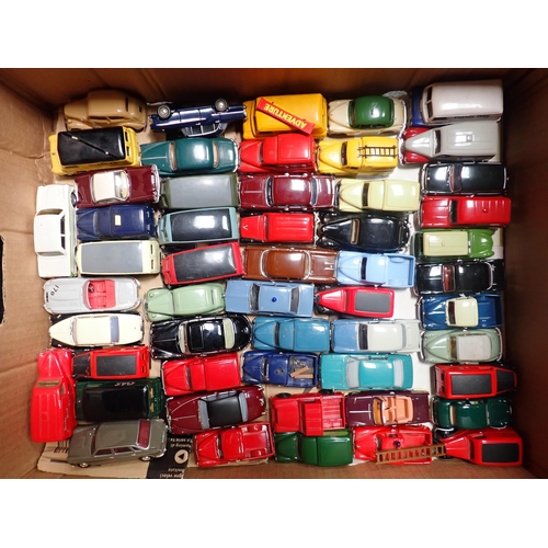 1298 - Two boxes of unboxed Corgi Cars, Vans and Lorries