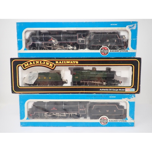 1322 - A boxed Mainline 00 gauge 43XX Mogul 2-6-0 Locomotive, and two boxed Airfix 'Royal Scots Fusiliers' ... 