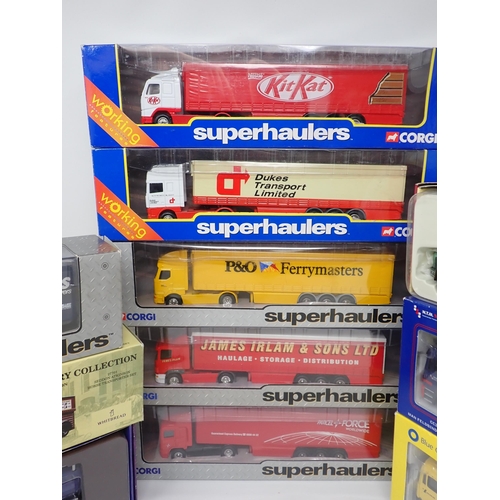 1398 - Ten boxed Corgi Superhaulers and Corgi Classics Commercial Vehicles