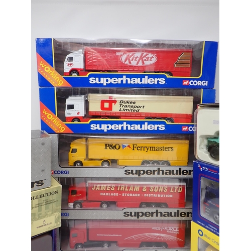 1398 - Ten boxed Corgi Superhaulers and Corgi Classics Commercial Vehicles