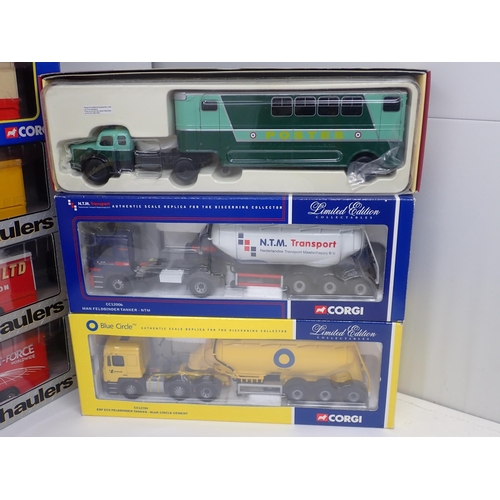 1398 - Ten boxed Corgi Superhaulers and Corgi Classics Commercial Vehicles