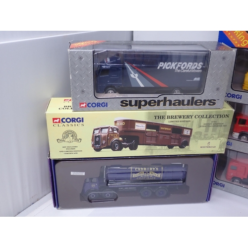 1398 - Ten boxed Corgi Superhaulers and Corgi Classics Commercial Vehicles