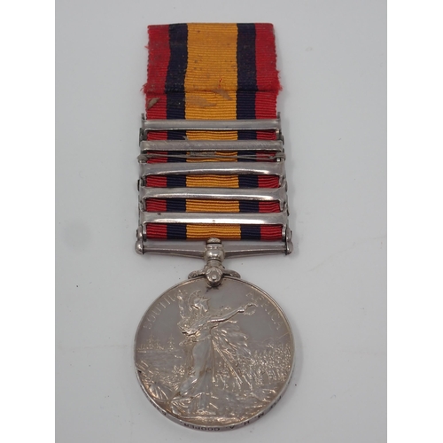 1478 - A Queens South Africa Medal to 34335 Pte. M.H.A. Cooper 53rd Company Imperial Yeomanry with Bars, Ca... 