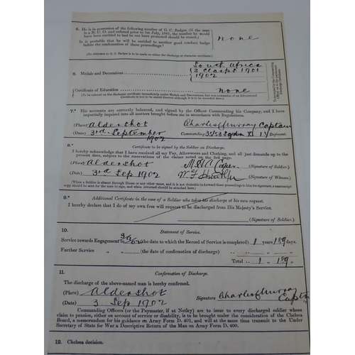 1478 - A Queens South Africa Medal to 34335 Pte. M.H.A. Cooper 53rd Company Imperial Yeomanry with Bars, Ca... 