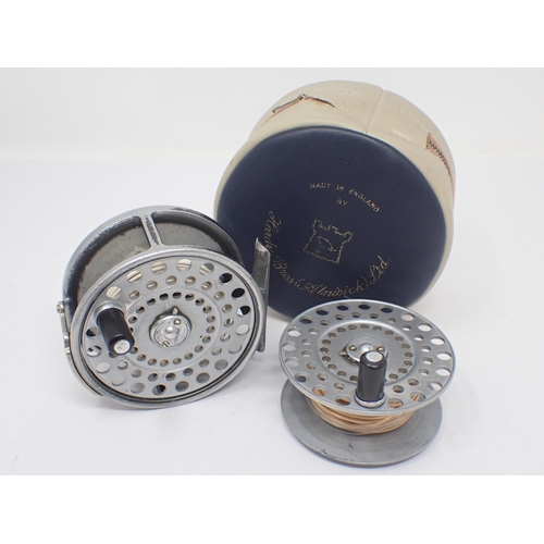 1601 - A Hardy Zenith 3 3/8in Fly Reel and spare Reel