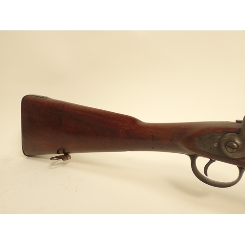 1464 - A two band Snider Artillery Carbine, 23 1/2in barrel rifled with 5 grooves in excellent condition. A... 